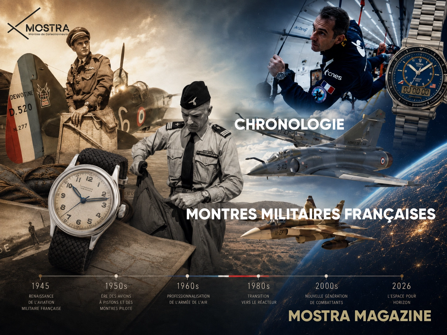 chronologie des montres militaires francaises de pilote mostra magazine